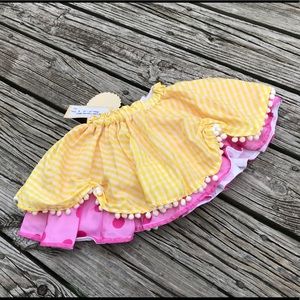 2/$10 Girls Lalaloopsy Crumbs Sugar Cookie Cosplay Skirt 3T 4T Costume Dress Up